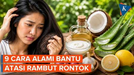9 Cara Mengatasi Rambut Rontok Secara Alami