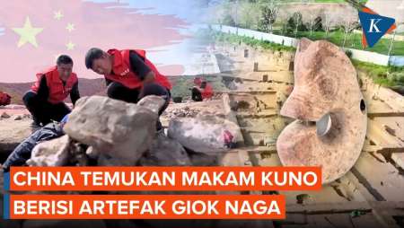 China Temukan Makam Kuno Berisi Giok Naga, Peninggalan 5.000 Tahun Lalu