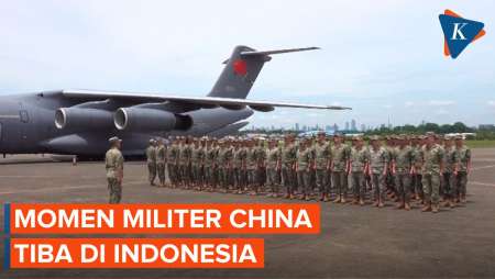 Momen Militer China Tiba di Indonesia untuk Latihan Bantuan Bencana Bersama