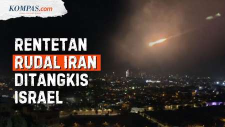 Detik-detik Rentetan Rudal Iran ke Tel Aviv Terus Ditangkis Pertahanan Israel