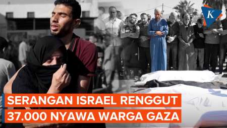 Israel Bunuh 37.084 Warga Palestina di Gaza Sejak Oktober 2023