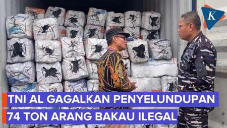 Penyelundupan 74 Ton Arang Bakau Ilegal Seharga Rp 1,7 Miliar Digagalkan TNI AL