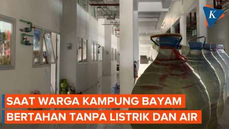 Potret Kehidupan Warga Kampung Bayam, Tanpa Listrik dan Air Bersih