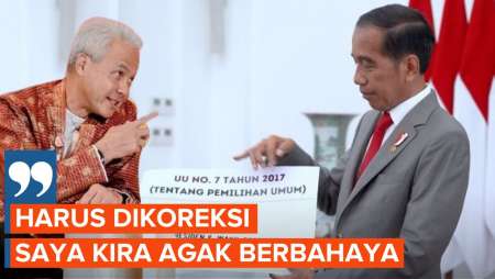 Sebut Komentar Presiden Agak Berbahaya, Ganjar Minta Jokowi Koreksi Pernyataannya