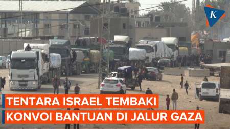 PBB Ungkap Tentara Israel Menembaki Konvoi Bantuan Gaza