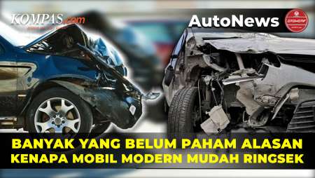 Video Toyota Avanza Ringsek Usai Tabrakan, Efek Crumple Zone