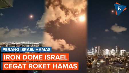 Cara Israel Menangkal Roket Hamas dari Gaza