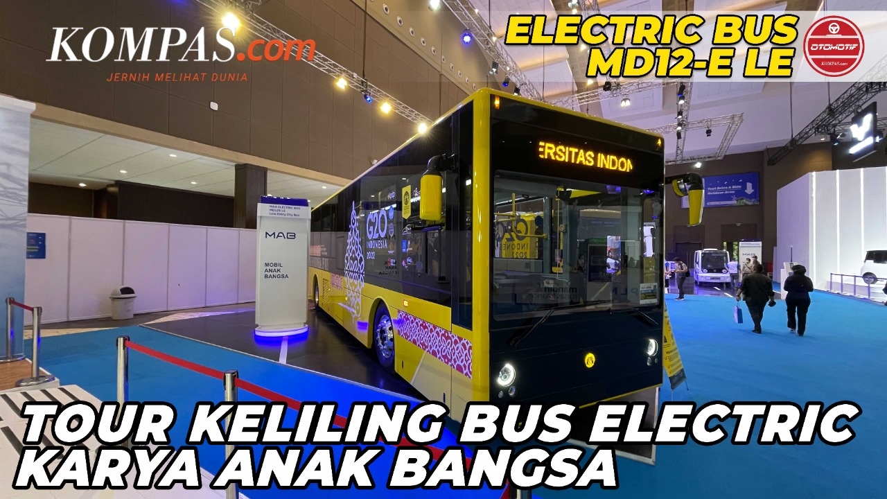 Tour Keliling Bus Electric Karya Anak Bangsa