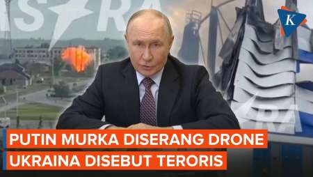 Putin Kesal atas Serangan Drone Ukraina di Hari Kemenangan Rusia
