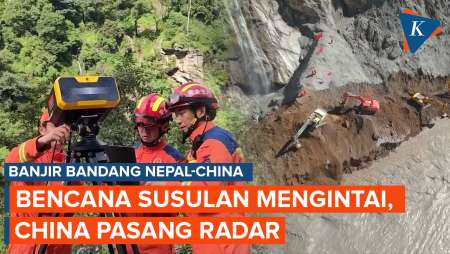 Waspada Bencana Susulan, China Kerahkan Radar Deteksi Longsor Di Perbatasan Nepal