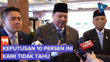 Menko Airlangga Akui Tak Tahu Tarif Trump Balik Ke 10 Persen