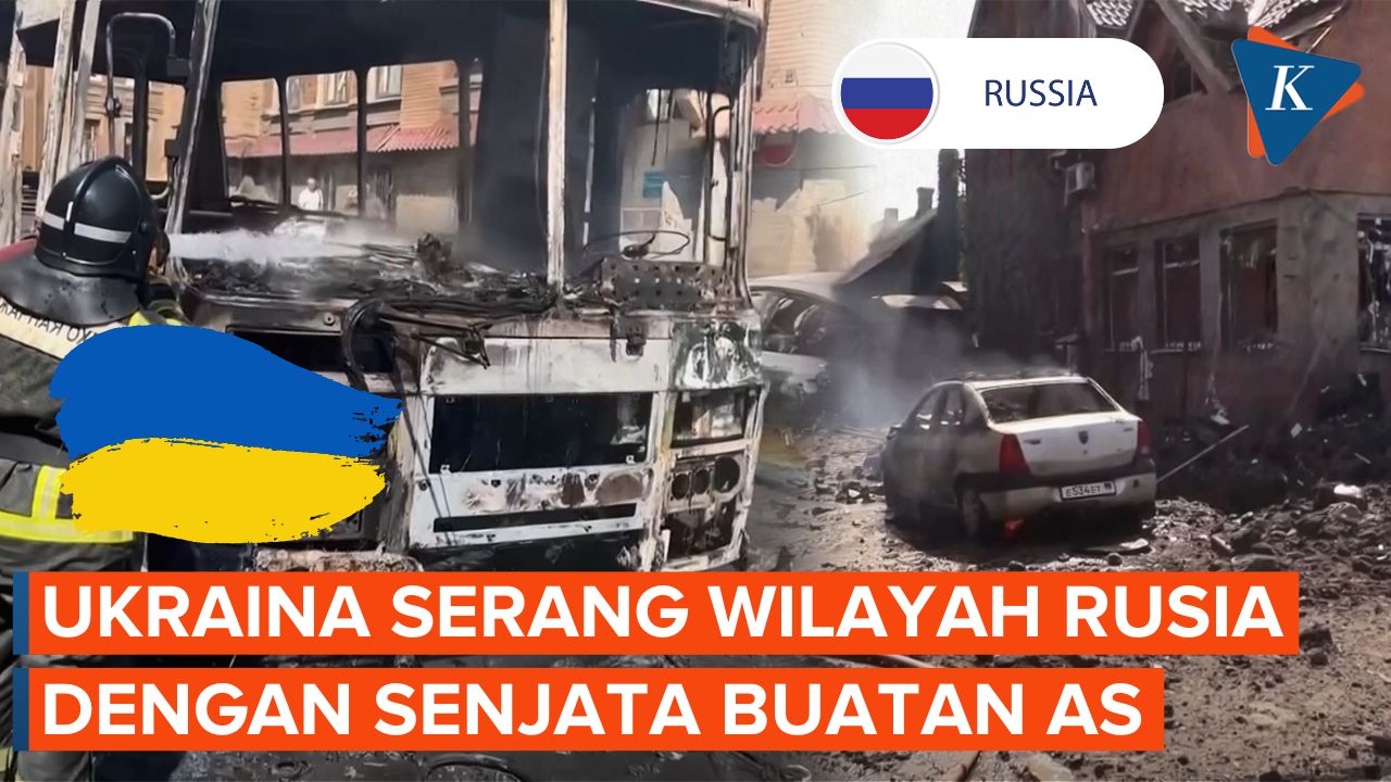 Penampakan Wilayah Rusia Yang Diduga Diserang Dengan Roket Buatan AS