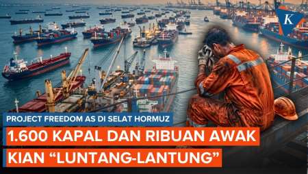 Nasib 1.600 Kapal Di Selat Hormuz Usai Trump Setop Project Freedom