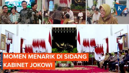 Sederet Momen Menarik di Sidang Kabinet Jokowi: AHY-Moeldoko Salaman dan Risma yang Irit Bicara