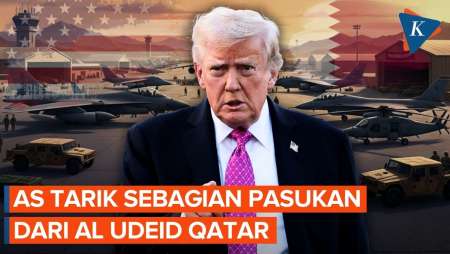 Antisipasi Serangan Iran, AS Tarik Sebagian Pasukan dari Pangkalan Al Udeid Qatar
