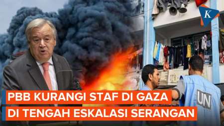 PBB Tarik Puluhan Stafnya di Gaza Seiring Eskalasi yang Terus Terjadi