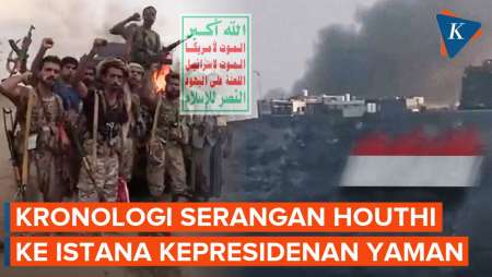 Kronologi Serangan Houthi Di Istana Kepresidenan Yaman: Tembakkan 5 Rudal, Tewaskan 5 Orang