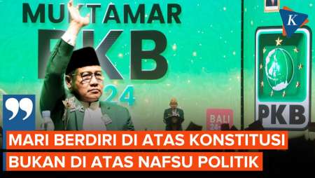 Muhaimin: Mari Berdiri Tegak di Atas Konstitusi, Bukan di Atas Nafsu Politik