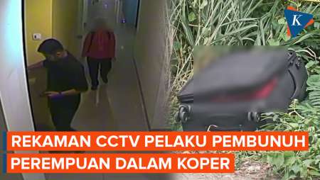 CCTV Ungkap Pembunuh Perempuan Dalam Koper