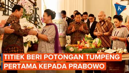 Momen Prabowo Hadiri Ultah Titiek Soeharto Ke-65, Dapat Potongan Tumpeng Pertama