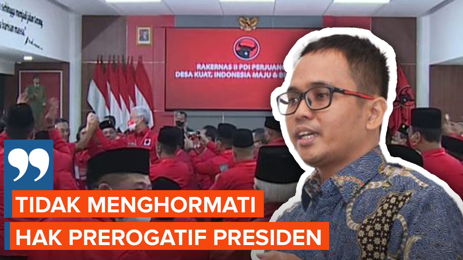 PDI-P Dinilai Tak Hormat Jokowi karenaa Gulirkan Wacana Reshuffle Menteri Nasdem