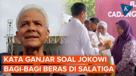 Jokowi Bagi-bagi Beras di Salatiga, Ganjar: Kalau Kepentingan Rakyat, Silakan Saja