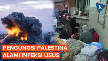 Di Balik Pengungsian Gaza, Anak-anak Alami Penderitaan Infeksi Usus