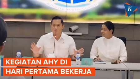 Hari Pertama AHY Jadi Menteri, Langsung Diajak Jokowi Resmikan Bendungan di Sulut