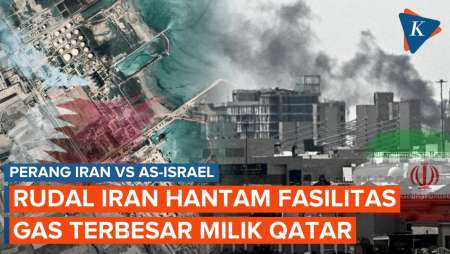 Qatar "Murka", Serangan Balasan Iran Hantam Fasilitas Gas Terbesar Di Dunia Milik Doha