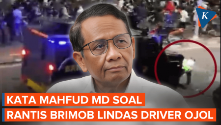 Rantis Brimob Lindas Driver Ojol, Ini Komentar Mahfud MD
