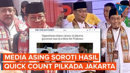 Media Asing Sorot Hasil Quick Count Pilkada Jakarta 2024: Pukulan Bagi Koalisi Prabowo