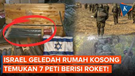 Detik-detik Militer Israel Temukan 7 Peti Isi Roket di Lebanon Selatan