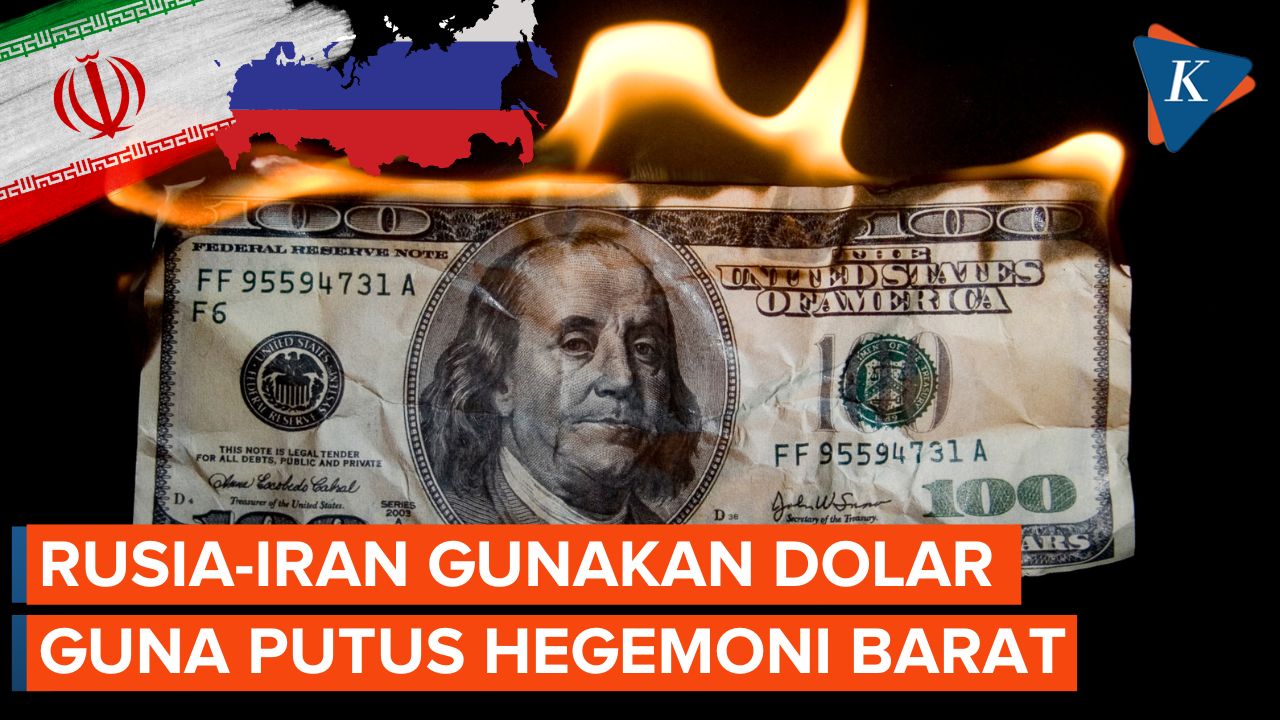 Rusia-Iran Kompak Kurangi Pengaruh Dolar AS untuk Putus Dominasi Barat