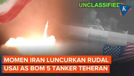 Detik-detik Rudal Balistik Iran Meluncur ke Yordania Usai AS Hancurkan 5 Tanker Teheran