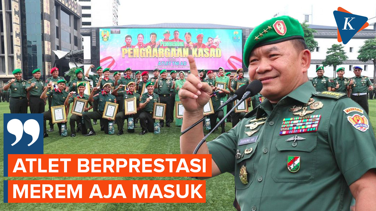 Janji Jenderal Dudung, Atlet Beprestasi “Merem” Aja Bisa Masuk TNI AD