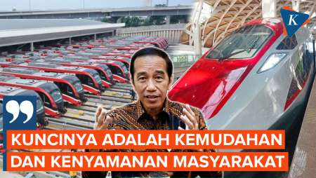 Jokowi Minta Ada Integrasi untuk LRT hingga Kereta Cepat