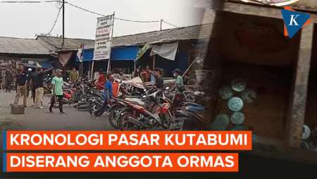 Duduk Perkara Pedagang Pasar Kutabumi Diserang Anggota Ormas, Dagangan Dijarah