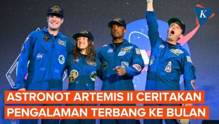 Gelak Tawa Iringi Cerita Astronot Artemis II soal Pengalaman Terbang ke Bulan