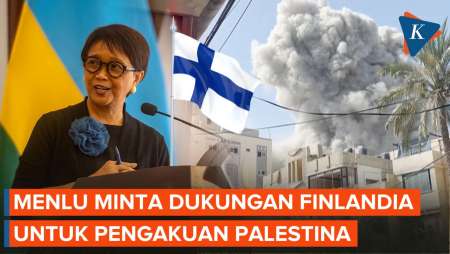Menlu Retno Marsudi Minta Dukungan Finlandia untuk Akui Palestina