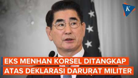 Eks Menhan Korea Selatan Ditangkap Terkait Deklarasi Darurat Militer