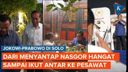 Kebersamaan Jokowi-Prabowo di Solo, Penuh Senyum Hangat sampai Antar ke Pesawat