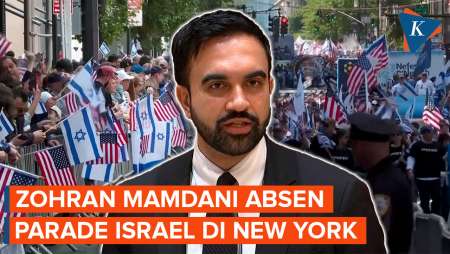 Zohran Mamdani Tolak Hadiri Parade Israel Di New York, Putus Tradisi Puluhan Tahun