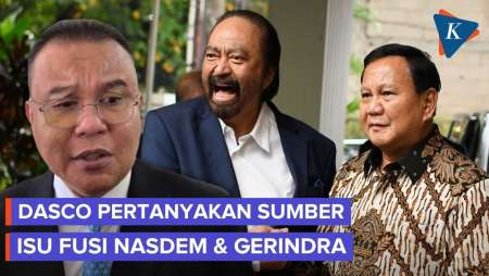Dasco Tegaskan Gerindra Tak Pernah Bahas Fusi Partai Dengan Nasdem: Bingung Sumber Dari Mana