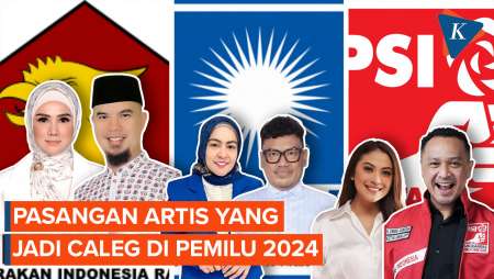 Perolehan Suara Sementara Pasangan Artis yang Jadi Caleg di Pemilu 2024