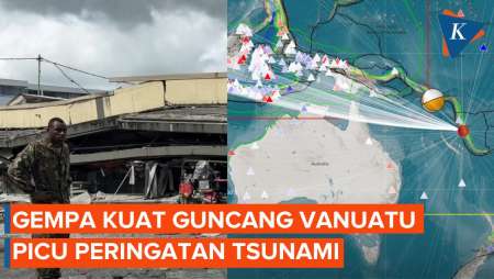 Gempa Vanuatu Hari Ini Berkekuatan M 7,3, Picu Peringatan Tsunami di 3 Wilayah Ini