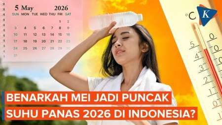 Suhu Panas Di Indonesia Diprediksi Capai Puncak Mei 2026, Begini Kata BMKG!