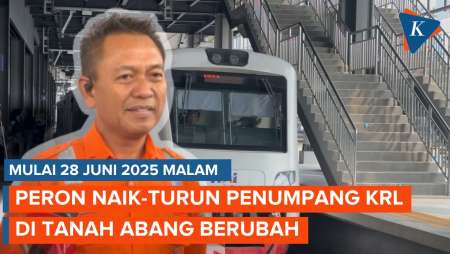 Siap-siap! Peron Naik-Turun KRL di Stasiun Tanah Abang Berubah, Ini Rinciannya