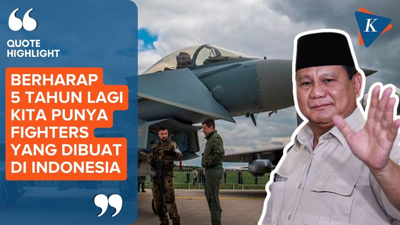 Prabowo Berharap 5 Tahun Lagi Indonesia Bisa Buat Jet Tempur Sendiri