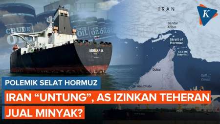 Iran "Untung": Selat Hormuz Ditahan, AS Longgarkan Sanksi Minyak Teheran