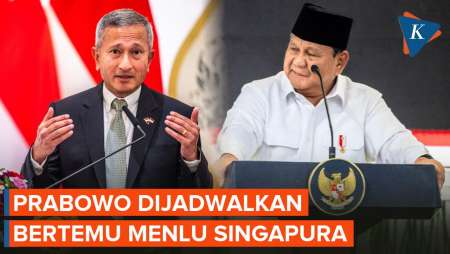 Menlu Singapura Temui Prabowo Sore Ini